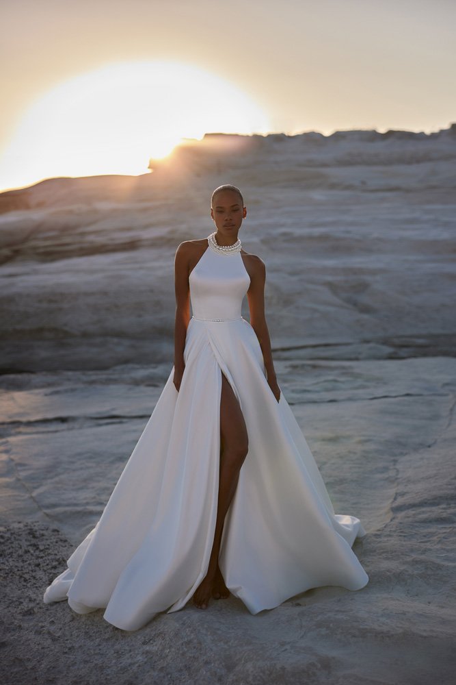 soft tulle wedding dress