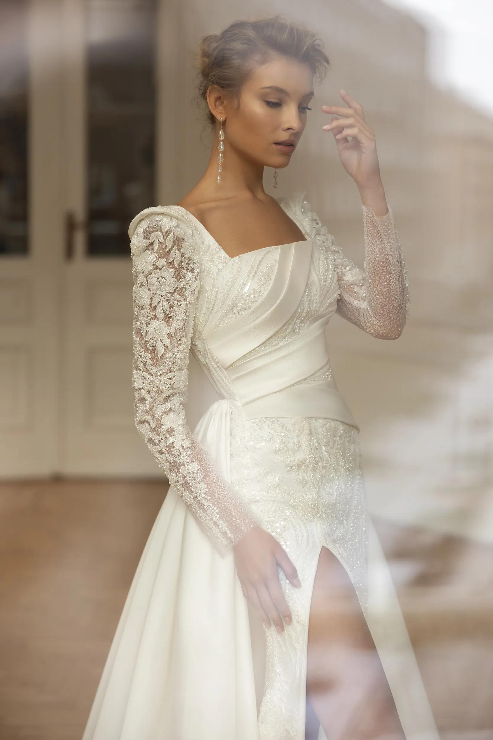 aspen lace dress This fit and flare with aspen lace is so beautiful This dress would be so perfect for a boho vibe! Dress is Eliza by Willowby and is available for try on