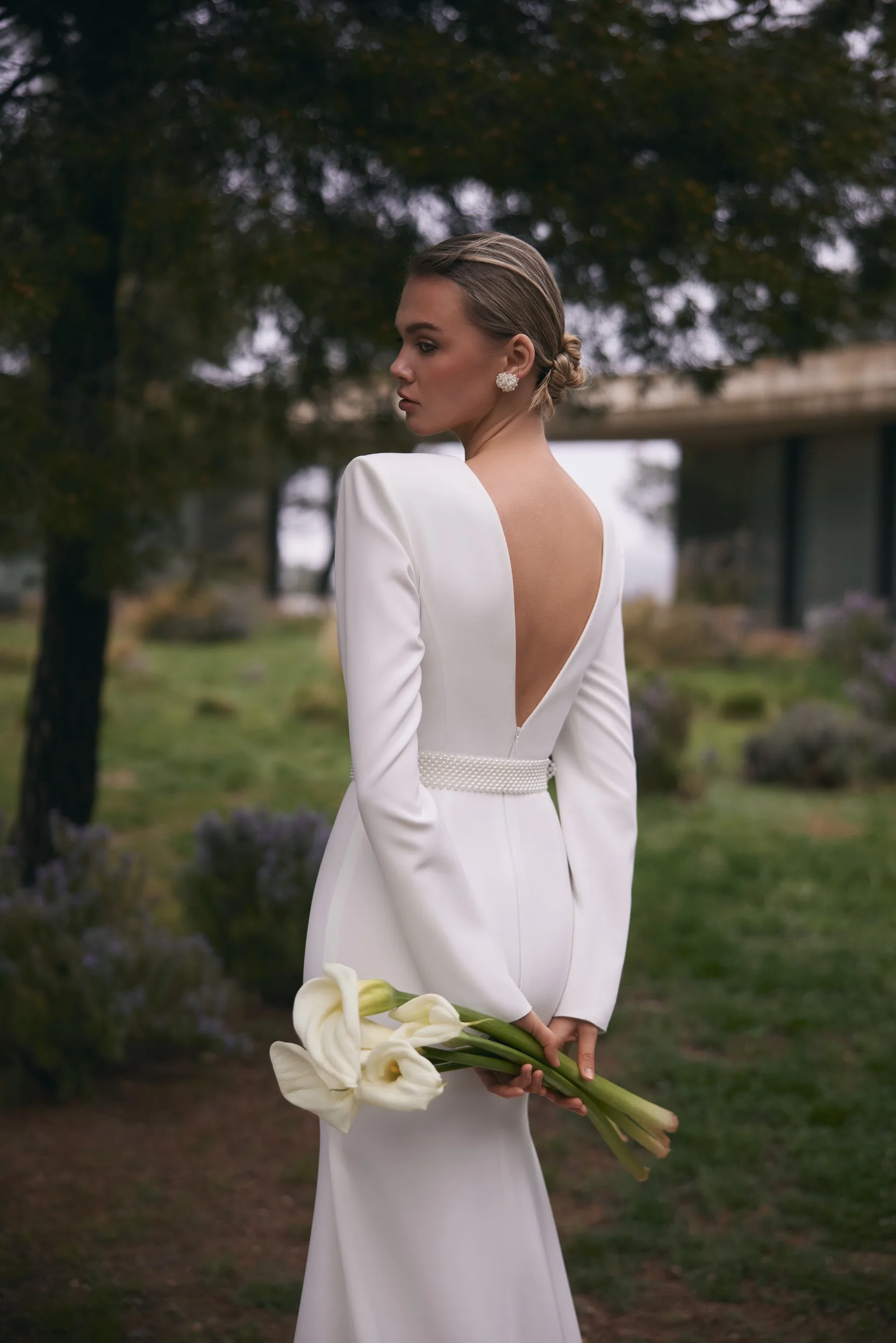 eva lendel long sleeve wedding dress Jin - Eva Lendel