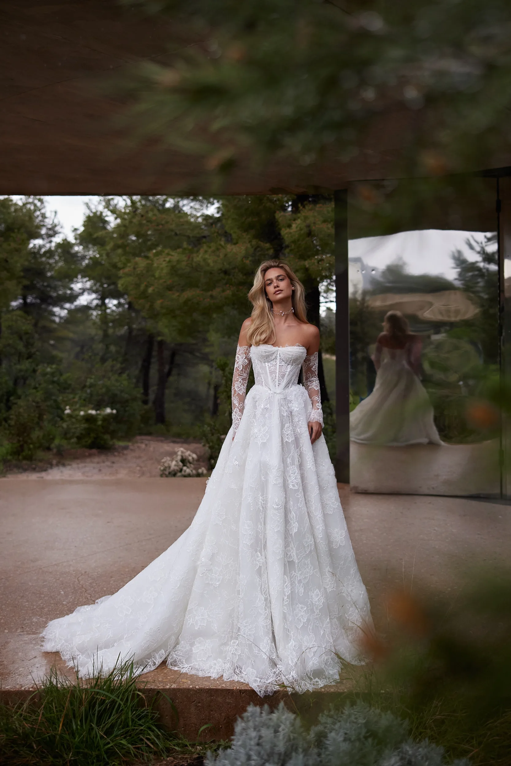 eva lendel long sleeve wedding dress Sacramento - Eva Lendel