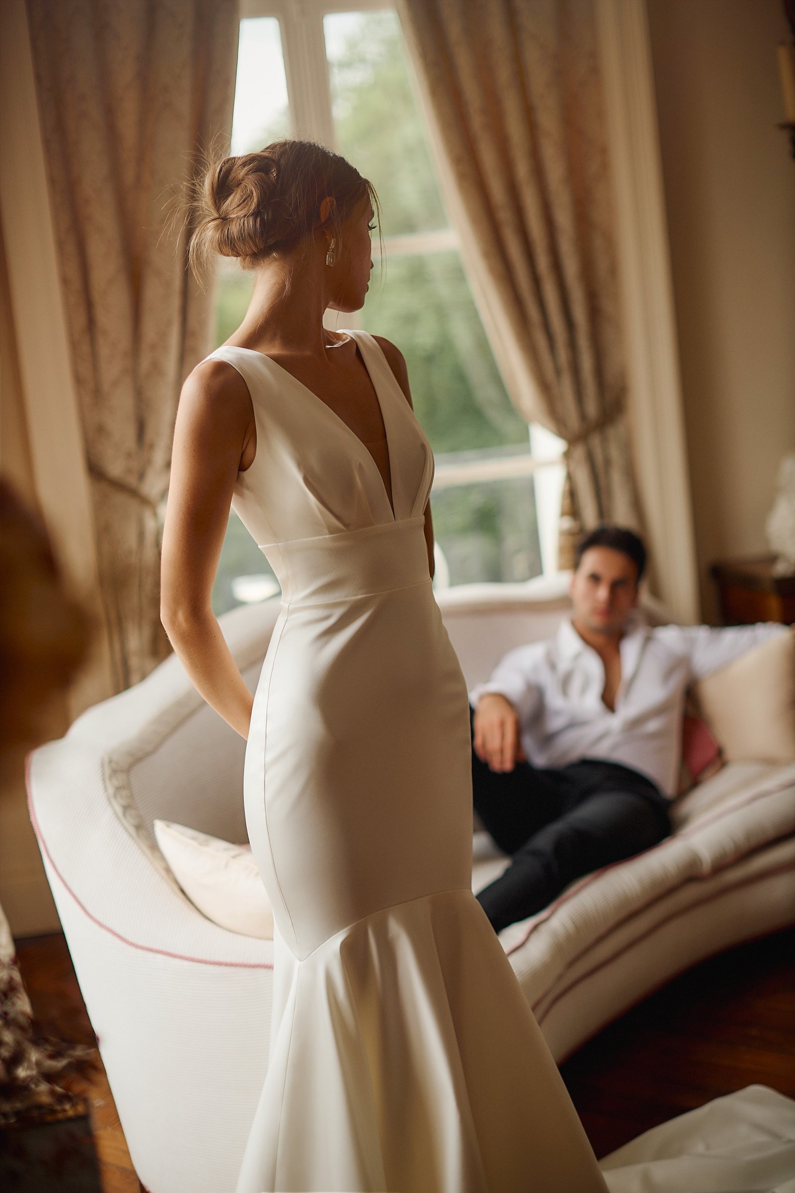 Dainty 1 wedding dress by Eva Lendel from Love Story collection
