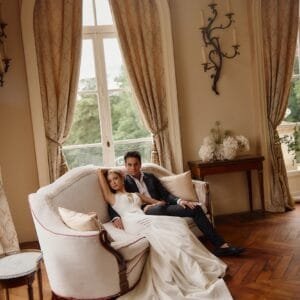 Dainty 4 wedding dress by Eva Lendel from Love Story collection