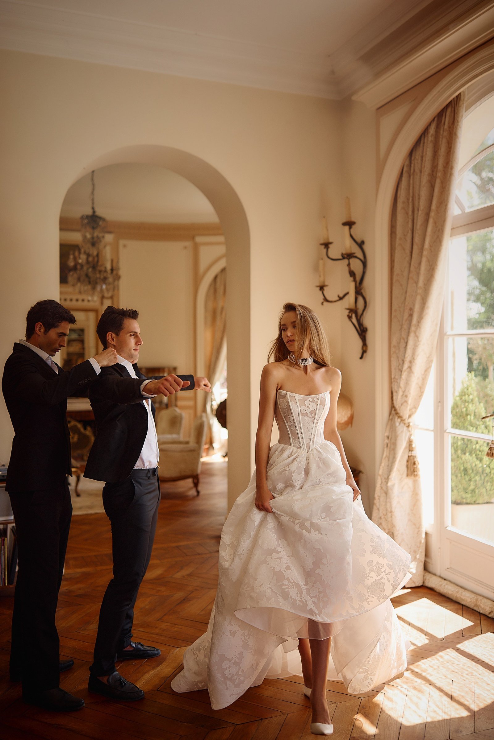 Laguna 1 wedding dress by Eva Lendel from Love Story collection