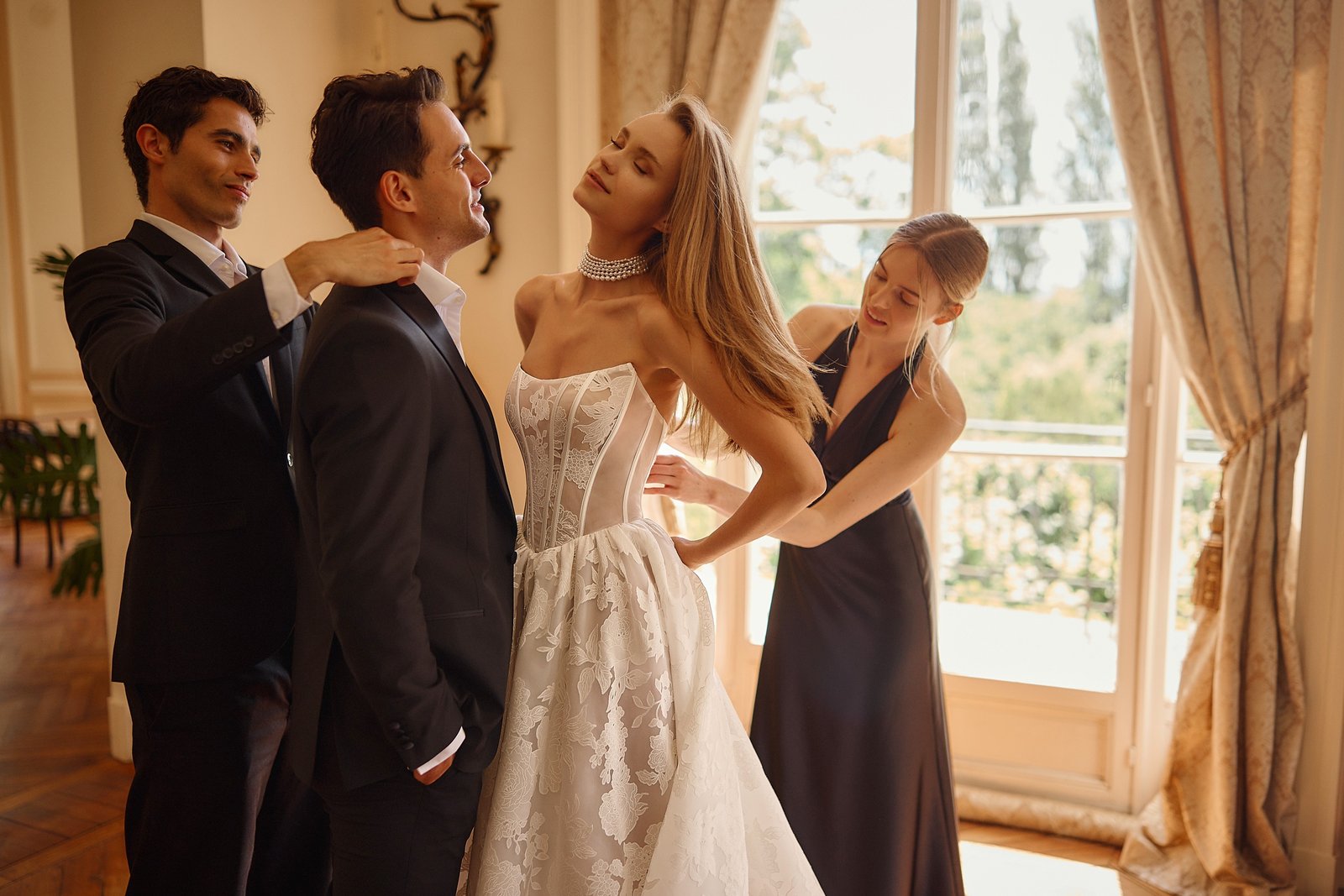 Laguna 2 wedding dress by Eva Lendel from Love Story collection