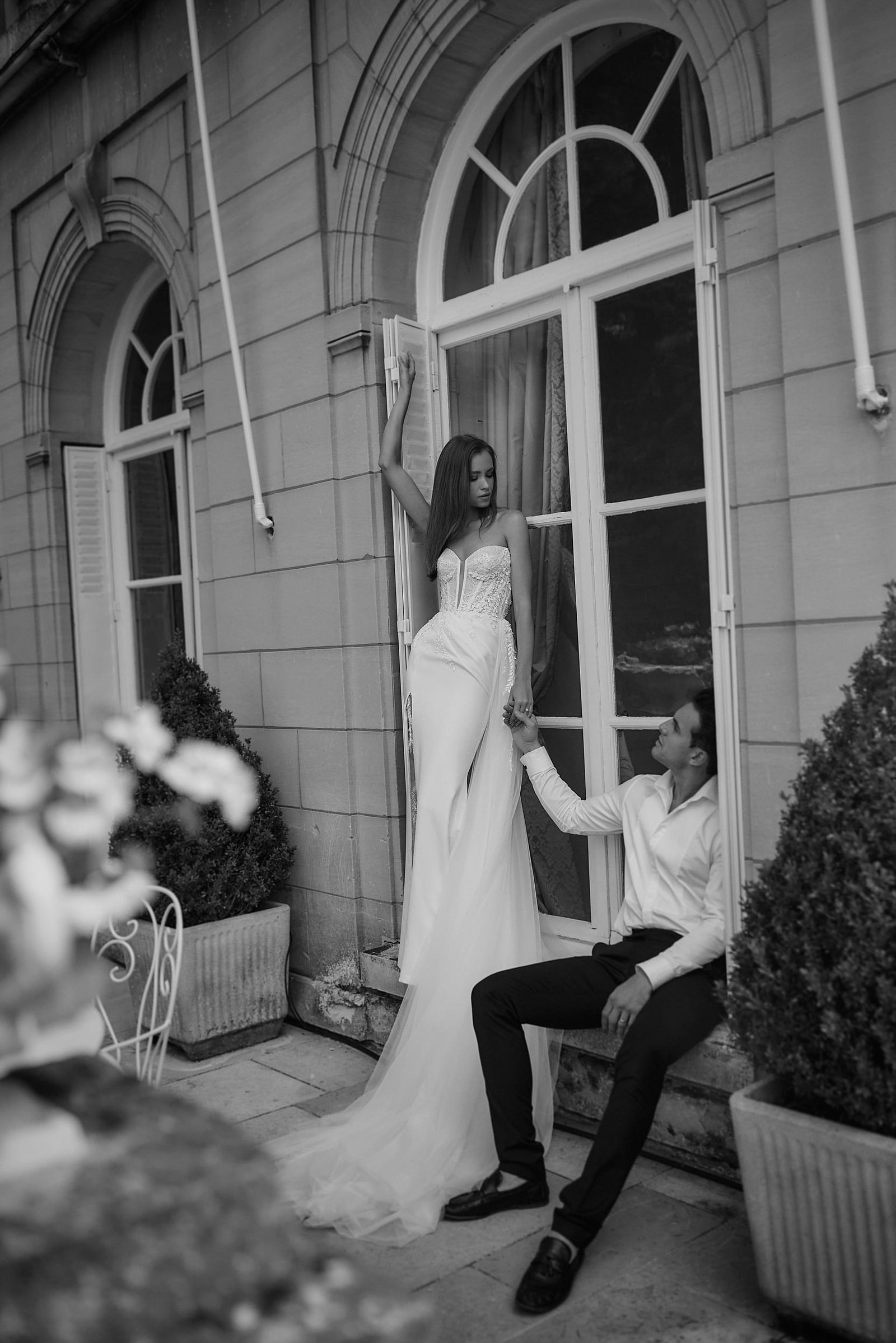 Montblanc 2 wedding dress by Eva Lendel from Love Story collection