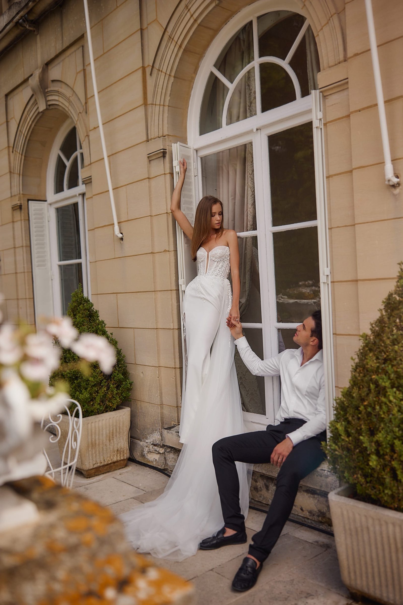 Montblanc 3 wedding dress by Eva Lendel from Love Story collection