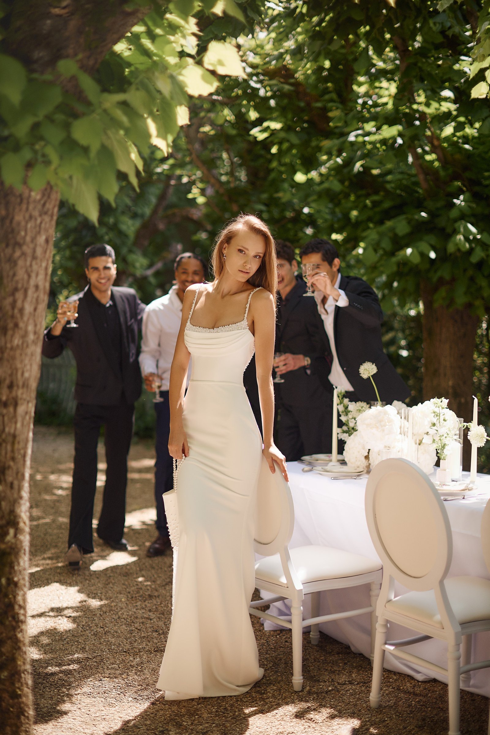 Pacific 1 wedding dress by Eva Lendel from Love Story collection