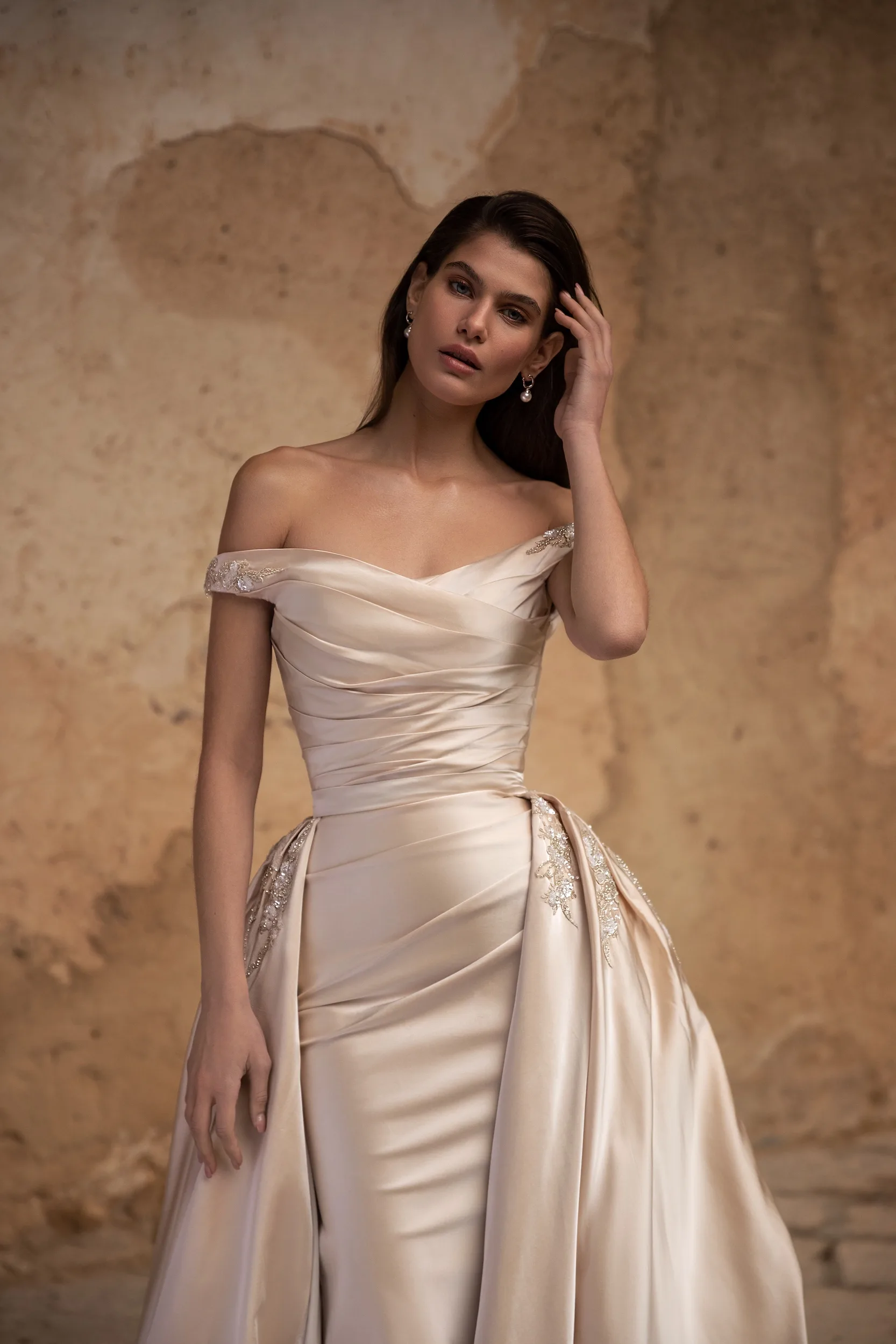 strapless open back dress Venus Dress – Perle Mer main image 0