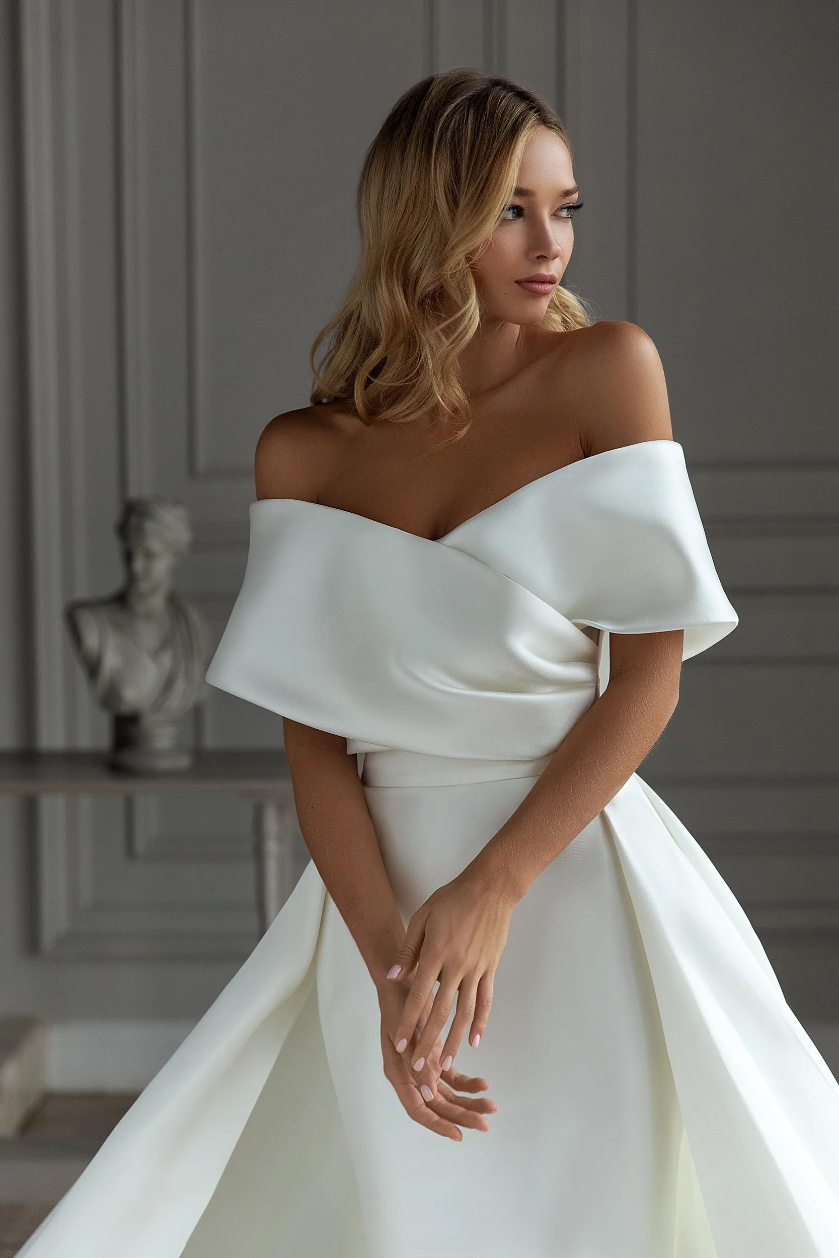EVA LENDEL ウェディングドレス JESS オフショルダー 2way Jess - Eva Lendel | Luxury bridal fashion brand
