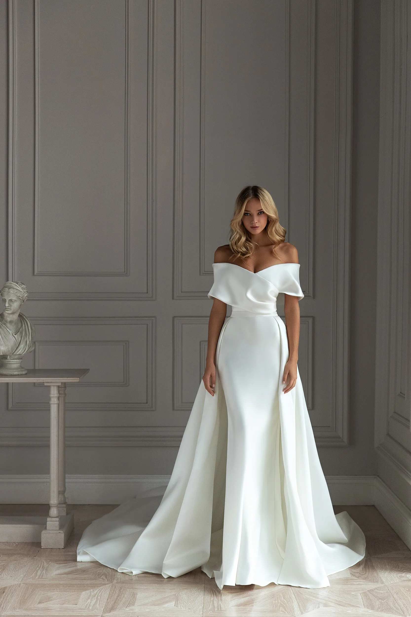EVA LENDEL ウェディングドレス JESS オフショルダー 2way Jess - Eva Lendel | Luxury bridal fashion brand