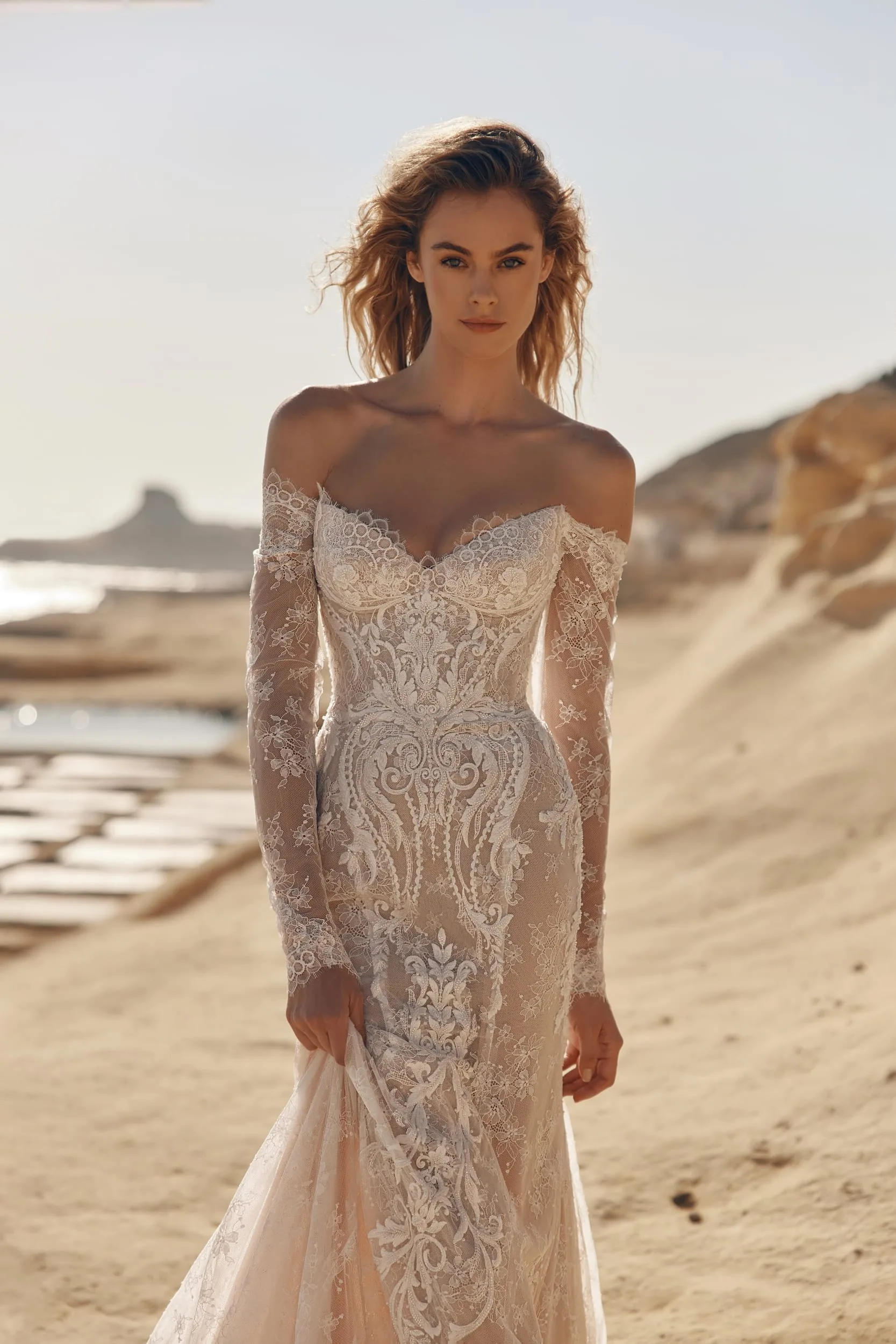 eva lendel long sleeve wedding dress Widian - Eva Lendel