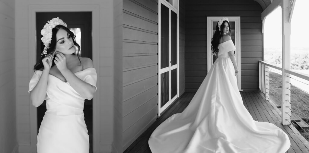 Nikeisha & oliver | stylish black & white ceremony