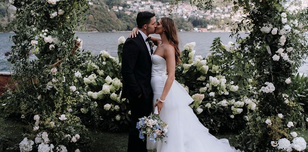 Real brides in wedding dresses of different styles by Eva Lendel design